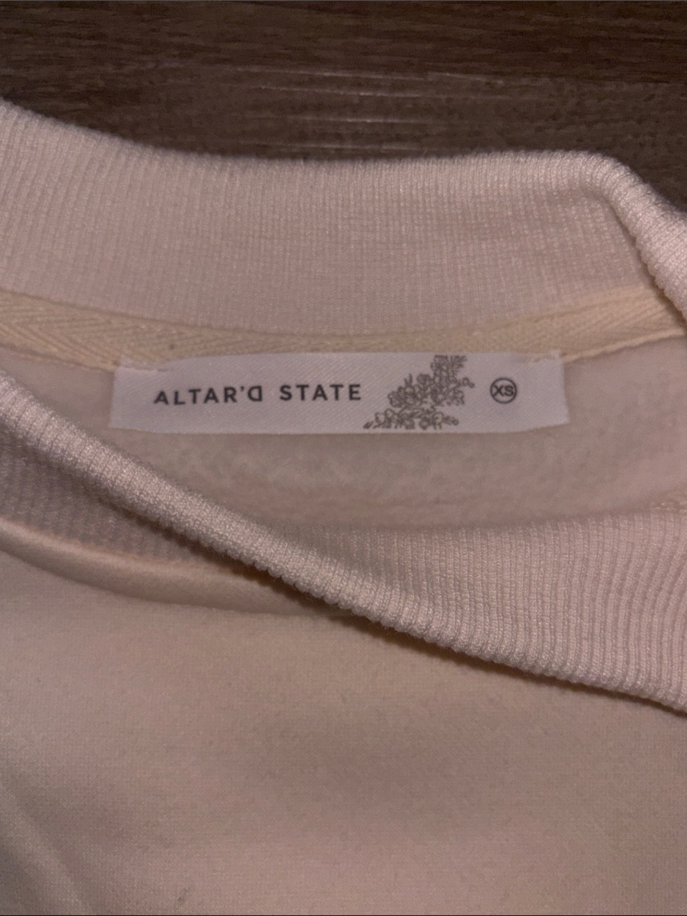 NWT altar'd state cream sweater! - Picture 2 of 4